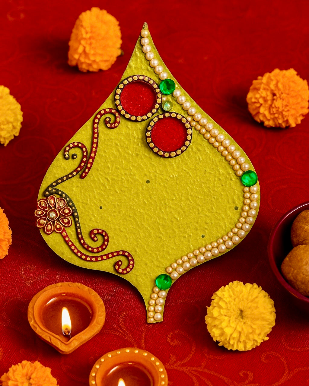 Decorative Puja Tray