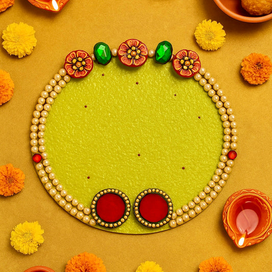Decorative Puja Tray