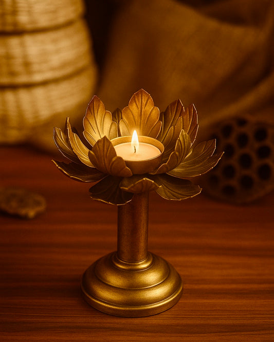 Floral T-Light Holder